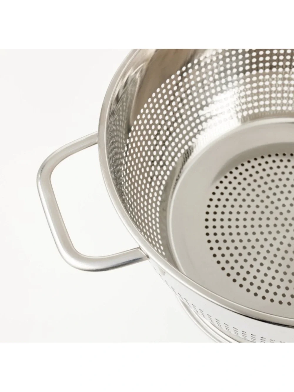 3qt Stainless Steel Colander Silver - Figmint